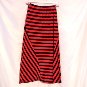 Striped Maxi Skirt
